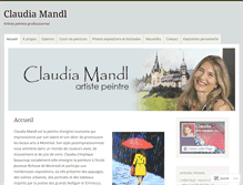 Tablet Screenshot of claudiamandl.com